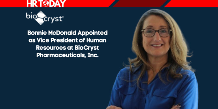Bonnie McDonald Appointed as Vice President of Human Resources at BioCryst Pharmaceuticals, Inc.