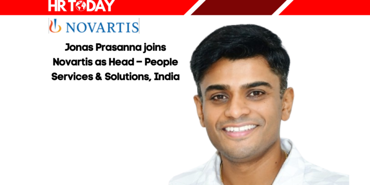 Jonas Prasanna joins Novartis as Head – People Services & Solutions, India