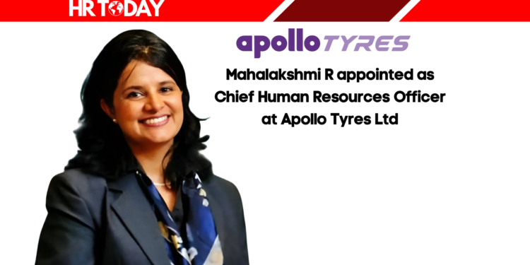 Mahalakshmi R appointed as Chief Human Resources Officer at Apollo Tyres Ltd