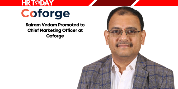 Sairam Vedam Promoted to Chief Marketing Officer at Coforge
