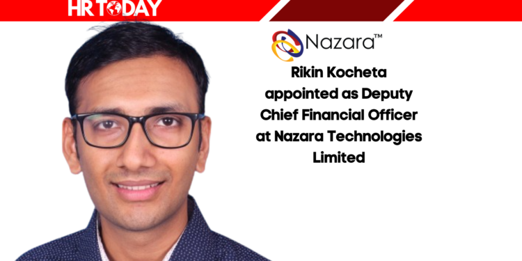 Rikin Kocheta appointed as Deputy Chief Financial Officer at Nazara Technologies Limited