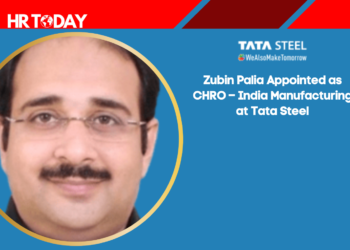Zubin Palia Appointed as CHRO – India Manufacturing at Tata Steel