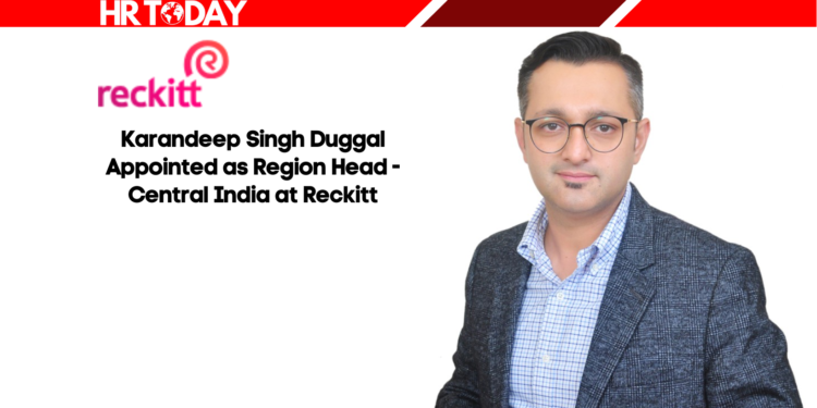 Karandeep Singh Duggal Appointed as Region Head - Central India at Reckitt