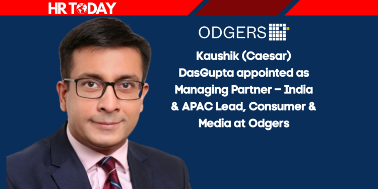 Kaushik (Caesar) DasGupta appointed as Managing Partner – India & APAC Lead, Consumer & Media at Odgers