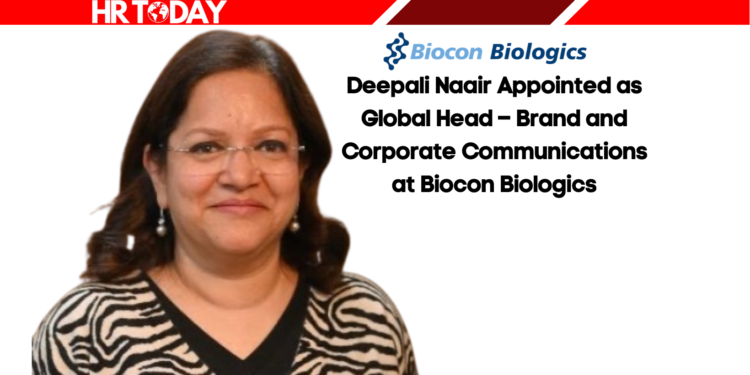 Deepali Naair Appointed as Global Head – Brand and Corporate Communications at Biocon Biologics
