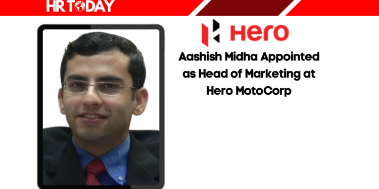 Aashish Midha Appointed as Head of Marketing at Hero MotoCorp