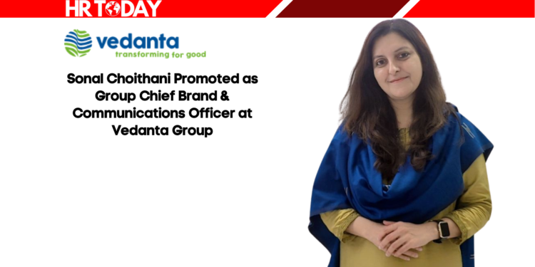Sonal Choithani Promoted as Group Chief Brand & Communications Officer at Vedanta Group