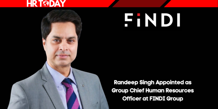 Randeep Singh Appointed as Group Chief Human Resources Officer at FINDI Group