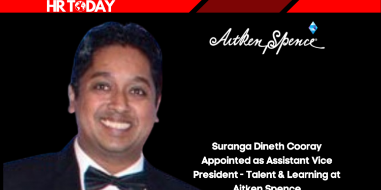 Suranga Dineth Cooray Appointed as Assistant Vice President - Talent & Learning at Aitken Spence