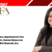 Olivia Karcz Appointed as Vice President, Human Resources at MFA Financial, Inc.
