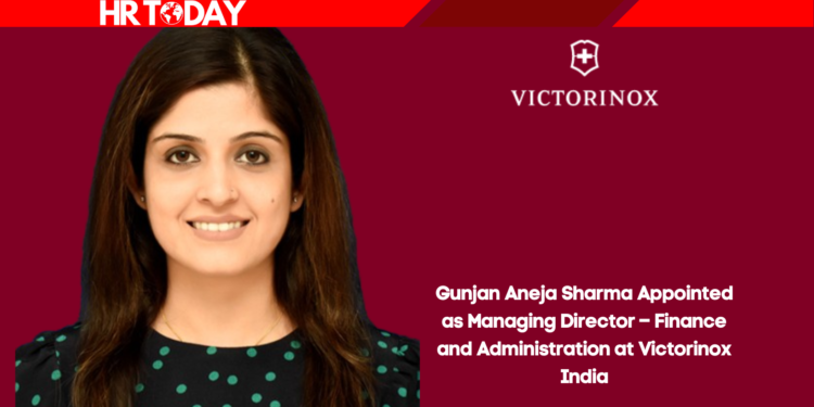Gunjan Aneja Sharma Appointed as Managing Director – Finance and Administration at Victorinox India