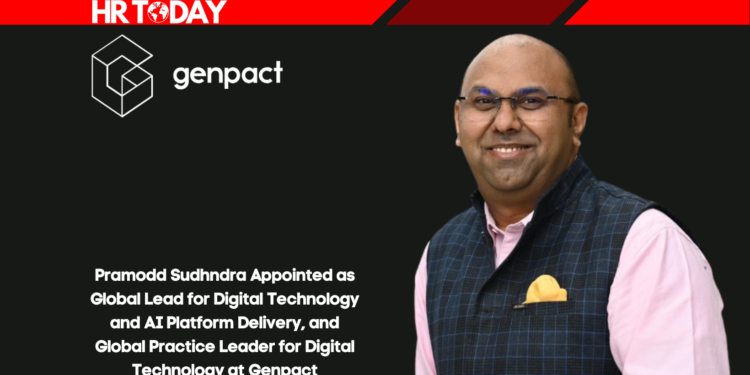 Pramodd Sudhndra Appointed as Global Lead for Digital Technology and AI Platform Delivery, and Global Practice Leader for Digital Technology at Genpact