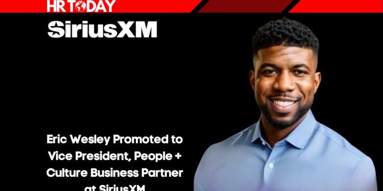 Eric Wesley Promoted to Vice President, People + Culture Business Partner at SiriusXM
