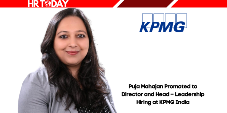 Puja Mahajan Promoted to Director and Head – Leadership Hiring at KPMG India