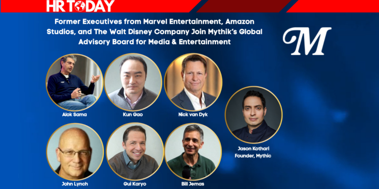Former Executives from Marvel Entertainment, Amazon Studios, and The Walt Disney Company Join Mythik’s Global Advisory Board for Media & Entertainment