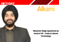 Manpreet Singh Appointed as Head of HR – India at Alkami Technology