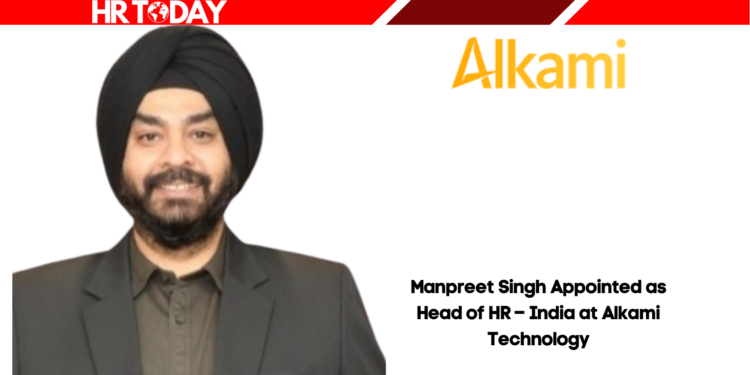 Manpreet Singh Appointed as Head of HR – India at Alkami Technology
