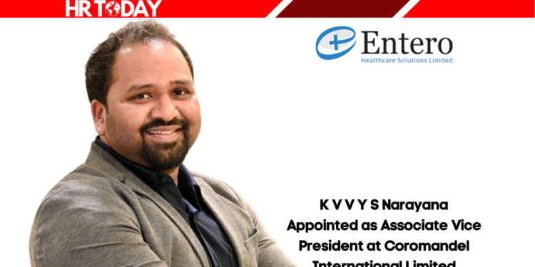 K V V Y S Narayana Appointed as Associate Vice President at Coromandel International Limited