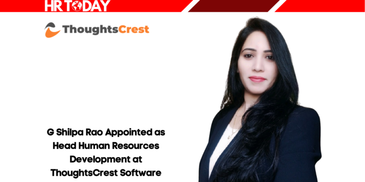 G Shilpa Rao Appointed as Head Human Resources Development at ThoughtsCrest Software