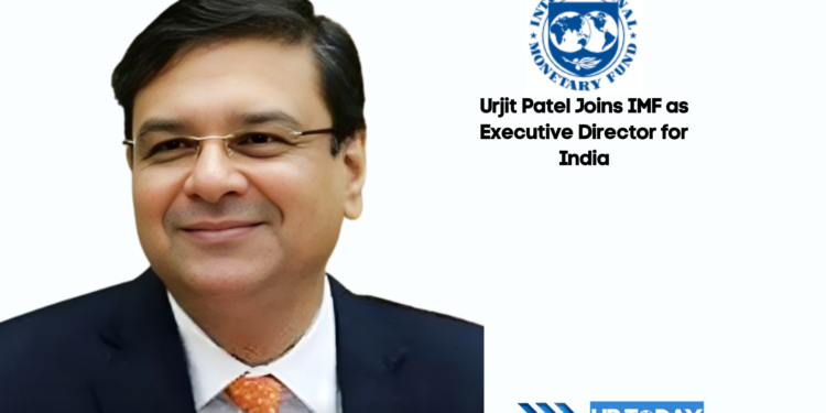 Urjit Patel Joins IMF as Executive Director for India