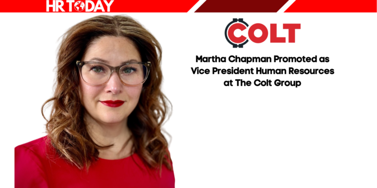Martha Chapman Promoted as Vice President Human Resources at The Colt Group