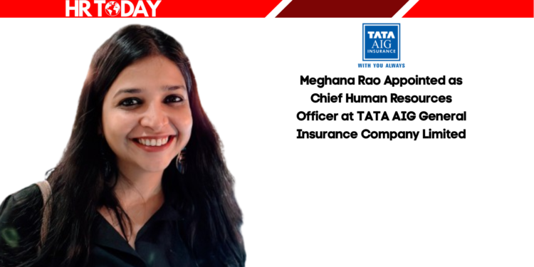 Meghana Rao Appointed as Chief Human Resources Officer at TATA AIG General Insurance Company Limited