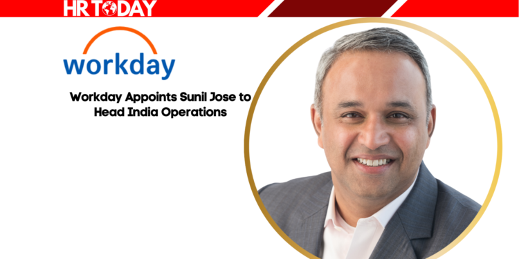 Workday Appoints Sunil Jose to Head India Operations
