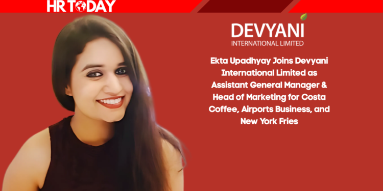 Ekta Upadhyay Joins Devyani International Limited as Assistant General Manager & Head of Marketing for Costa Coffee, Airports Business, and New York Fries