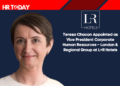 Teresa Chacon Appointed as Vice President Corporate Human Resources – London & Regional Group at L+R Hotels