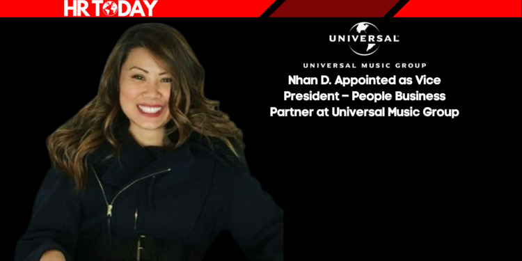 Nhan D. Appointed as Vice President – People Business Partner at Universal Music Group
