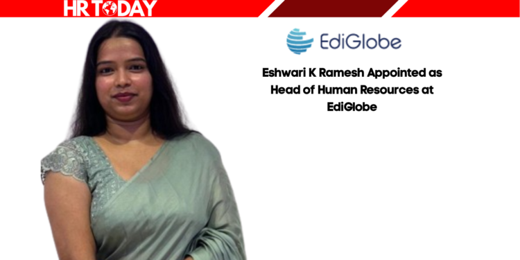 Eshwari K Ramesh Appointed as Head of Human Resources at EdiGlobe