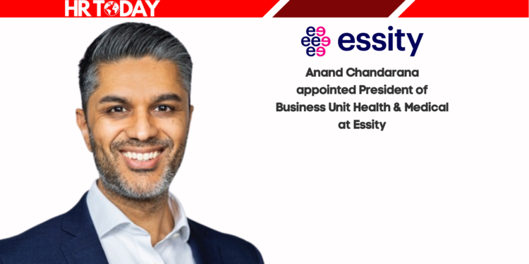 Anand Chandarana appointed President of Business Unit Health & Medical at Essity