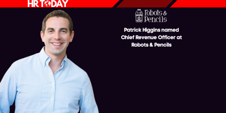 Patrick Higgins named Chief Revenue Officer at Robots & Pencils