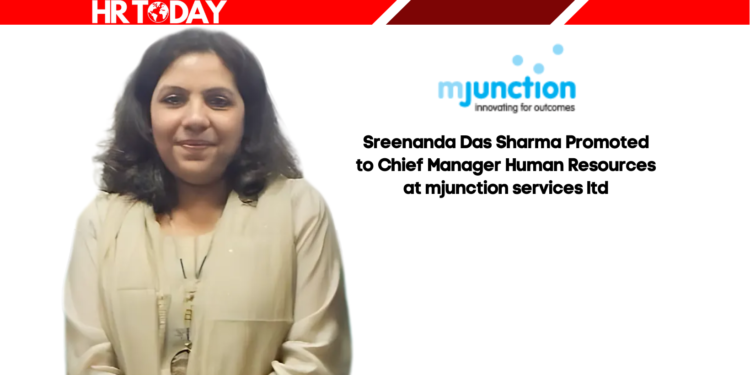 Sreenanda Das Sharma Promoted to Chief Manager Human Resources at mjunction services ltd