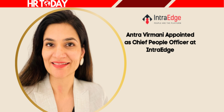 Antra Virmani Appointed as Chief People Officer at IntraEdge