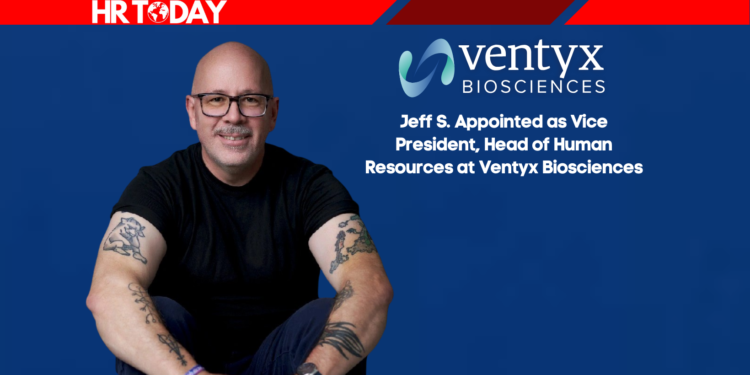 Jeff S. Appointed as Vice President, Head of Human Resources at Ventyx Biosciences