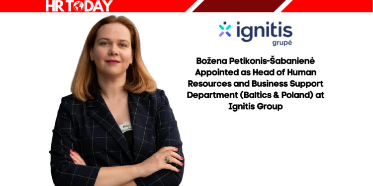 Božena Petikonis-Šabanienė Appointed as Head of Human Resources and Business Support Department (Baltics & Poland) at Ignitis Group