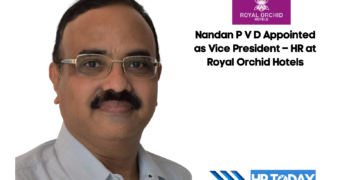 Nandan P V D Appointed as Vice President – HR at Royal Orchid Hotels