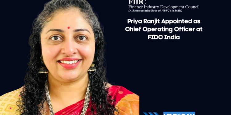 Priya Ranjit Appointed as Chief Operating Officer at FIDC India