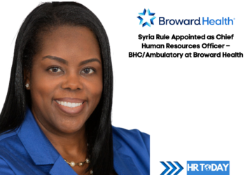 Syria Rule Appointed as Chief Human Resources Officer – BHC/Ambulatory at Broward Health