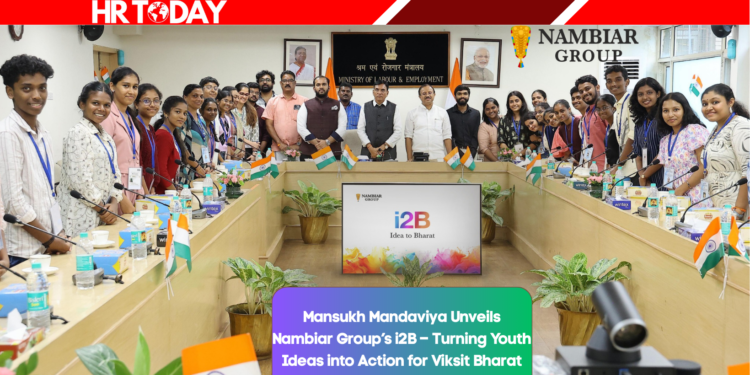 Mansukh Mandaviya Unveils Nambiar Group’s i2B – Turning Youth Ideas into Action for Viksit Bharat