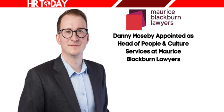 Danny Moseby Appointed as Head of People & Culture Services at Maurice Blackburn Lawyers