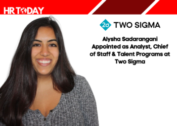 Alysha Sadarangani Appointed as Analyst, Chief of Staff & Talent Programs at Two Sigma
