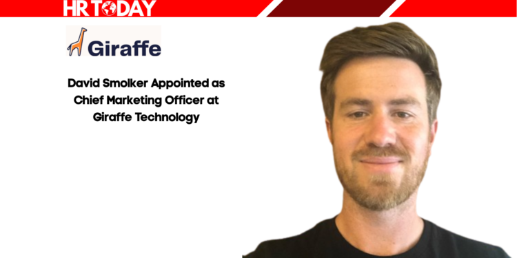 David Smolker Appointed as Chief Marketing Officer at Giraffe Technology