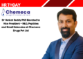 Dr Venkat Reddy PhD Elevated to Vice President – R&D, Peptides and Small Molecules at Chemeca Drugs Pvt Ltd