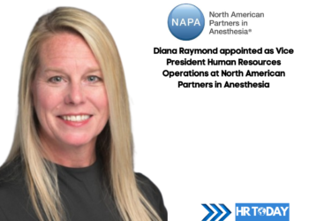 Diana Raymond appointed as Vice President Human Resources Operations at North American Partners in Anesthesia