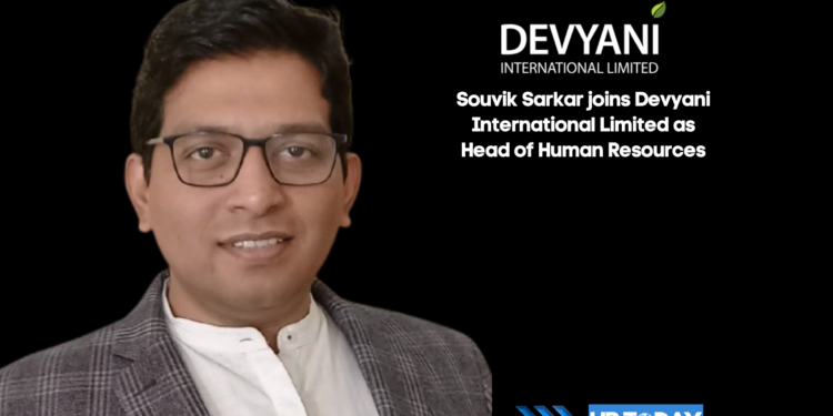 Souvik Sarkar joins Devyani International Limited as Head of Human Resources
