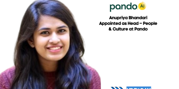 Anupriya Bhandari Appointed as Head – People & Culture at Pando