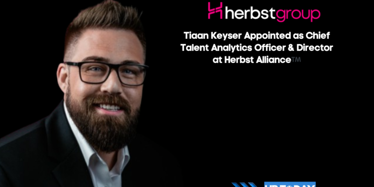Tiaan Keyser Appointed as Chief Talent Analytics Officer & Director at Herbst Alliance™️