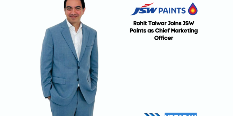 Rohit Talwar Joins JSW Paints as Chief Marketing Officer